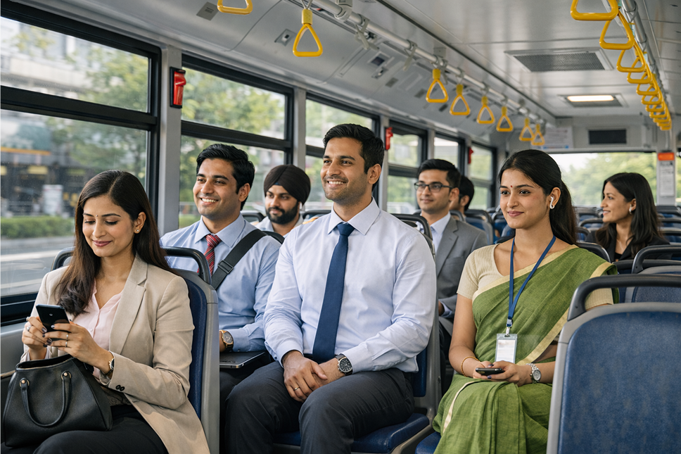 Happy employees with Buschalo